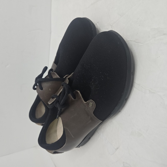 Birkenstock Minot Unisex Brown Leather and Fabric /Textile Black Shoes - Picture 5 of 14